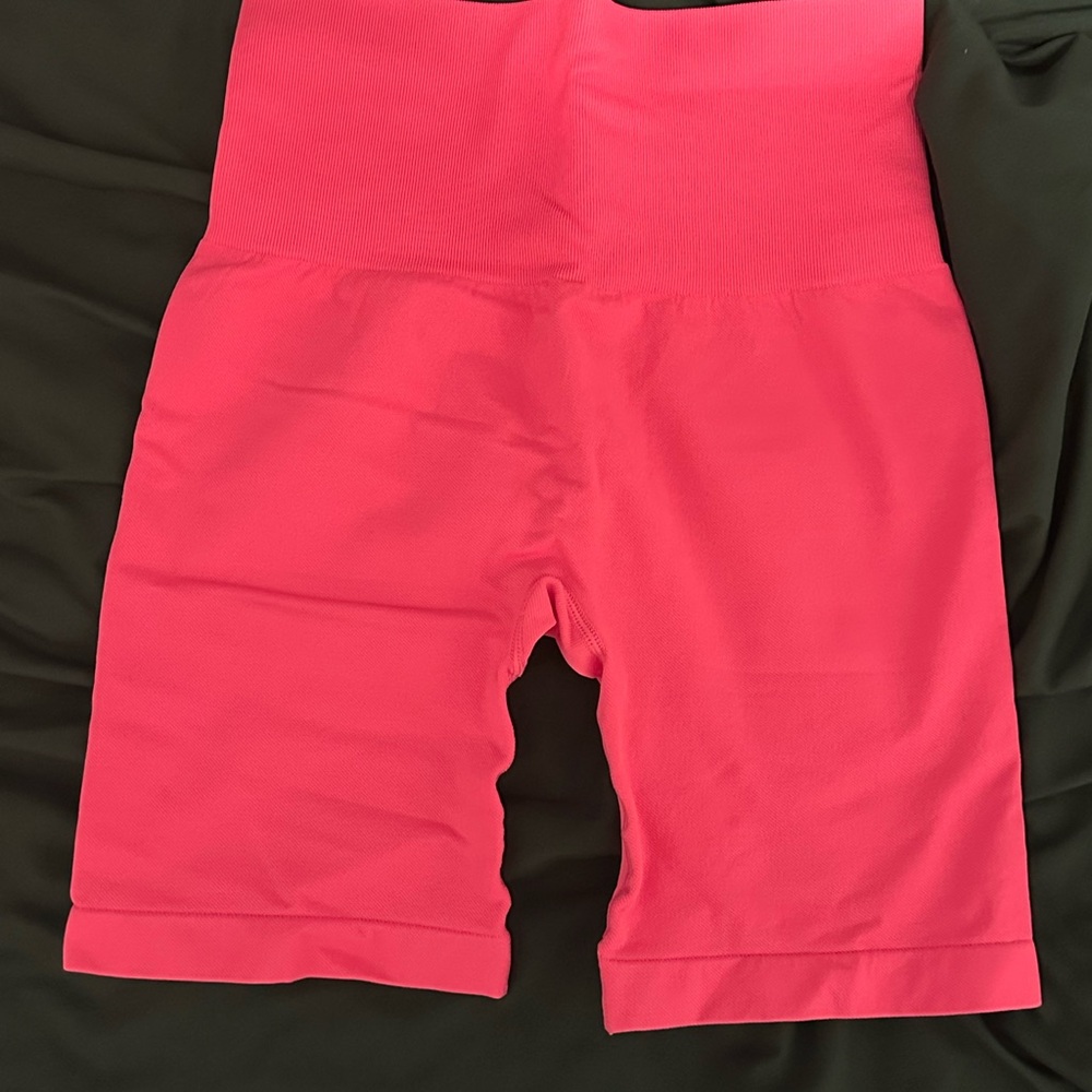 Bright Pink High-Waisted Shorts by Ilus Label